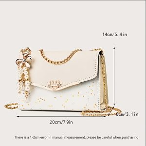Women's Crossbody Bag with Closure - Square Handbag Suitable for Phone &, u002Fu002Fu002F, Casual & Dressy Outfits, & Maintenance